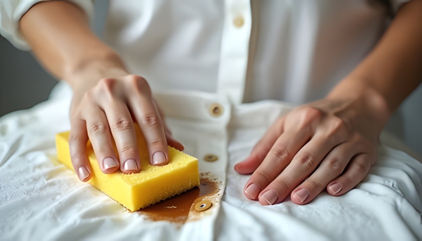 シミ汚れを落とす